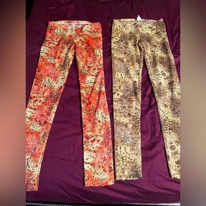 Barley worn lace leggings